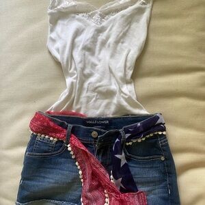 Wallflower Denim Shorts